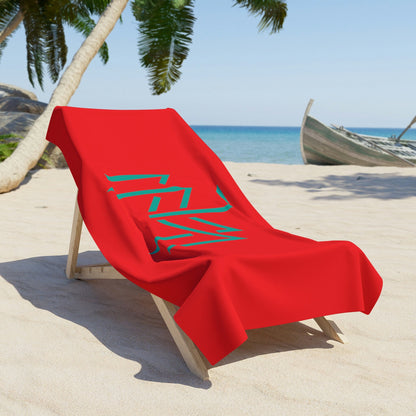 COMFY BEACH TOWEL - Eye-Catching And Trendy Summer Essential - Soft And Absorbent For Maximum Comfort And Convenience